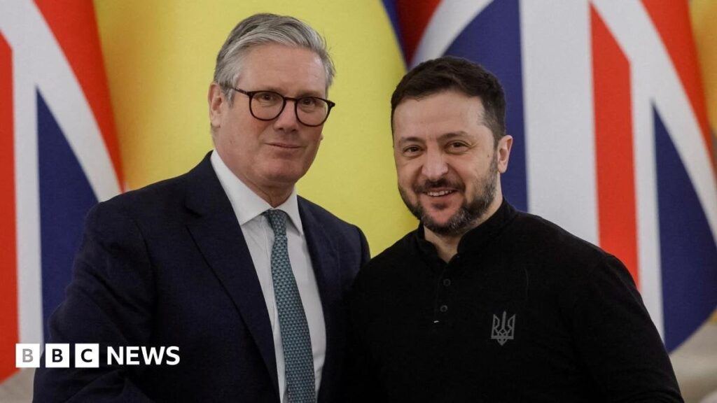 I'll back Ukraine in talks with Trump, Starmer tells Zelensky