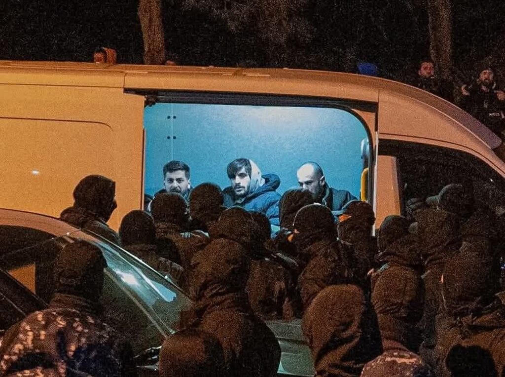 What Happens When You Get Arrested During Protests in Tbilisi? One of the Detainees, Guy on the Left in the Minibus, Shares the Story in Details