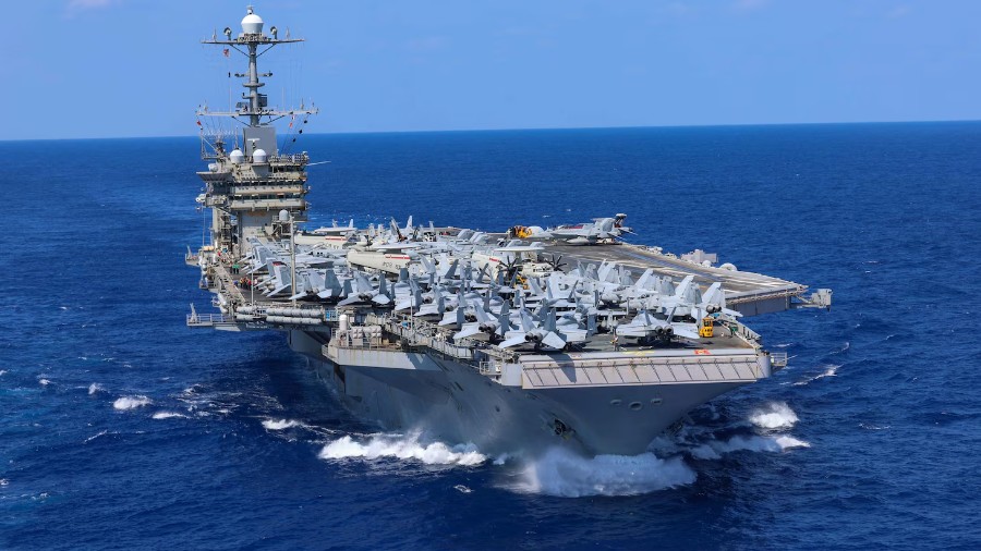 Aircraft carrier Harry S. Truman arrives in Greece for repairs following collision Aircraft carrier Harry S. Truman arrives in Greece for repairs following collision