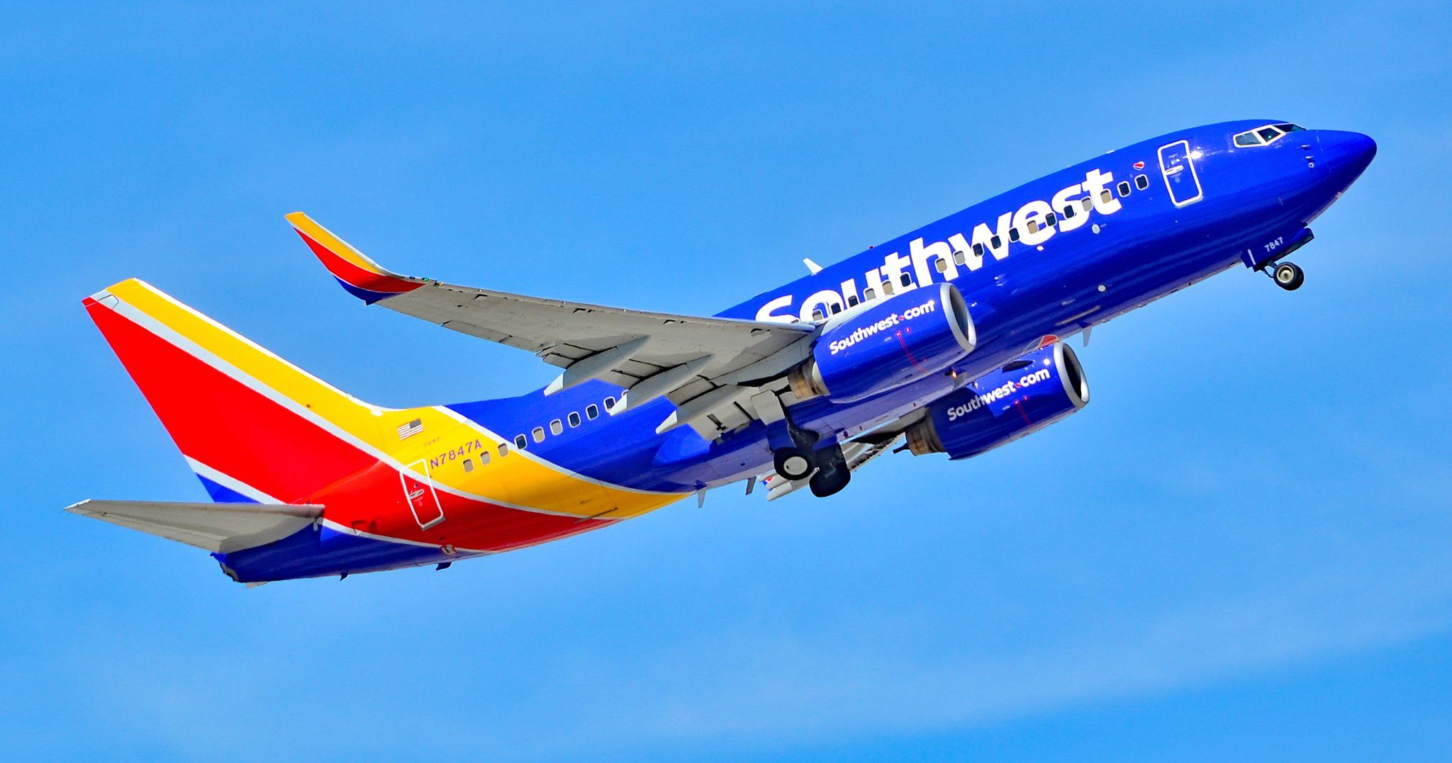 Southwest Airlines Plane taking off