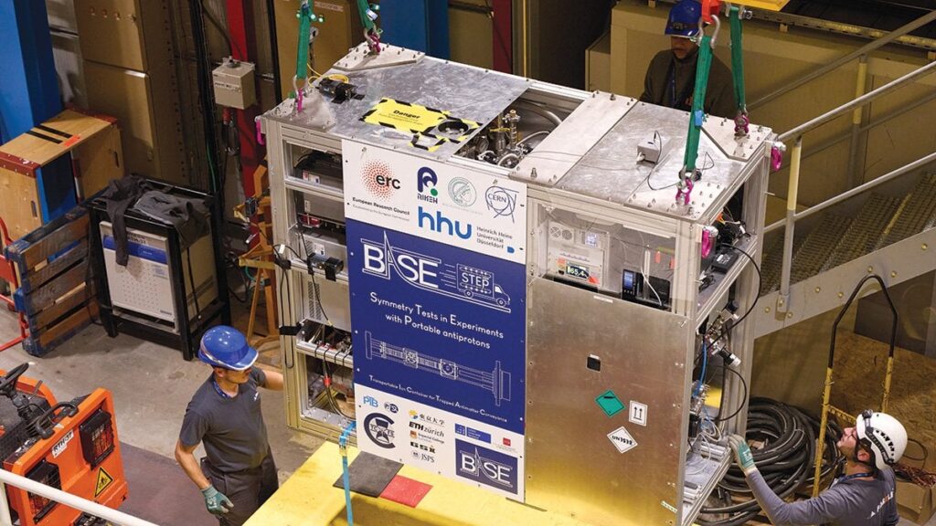 Trial trap on a truck - The ultimate goal is to deliver antiprotons to labs beyond CERN’s reach.