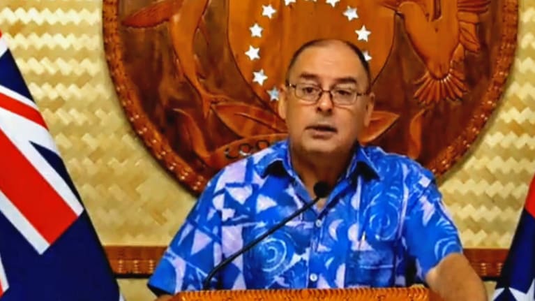 Cook Islands Prime Minister Mark Brown