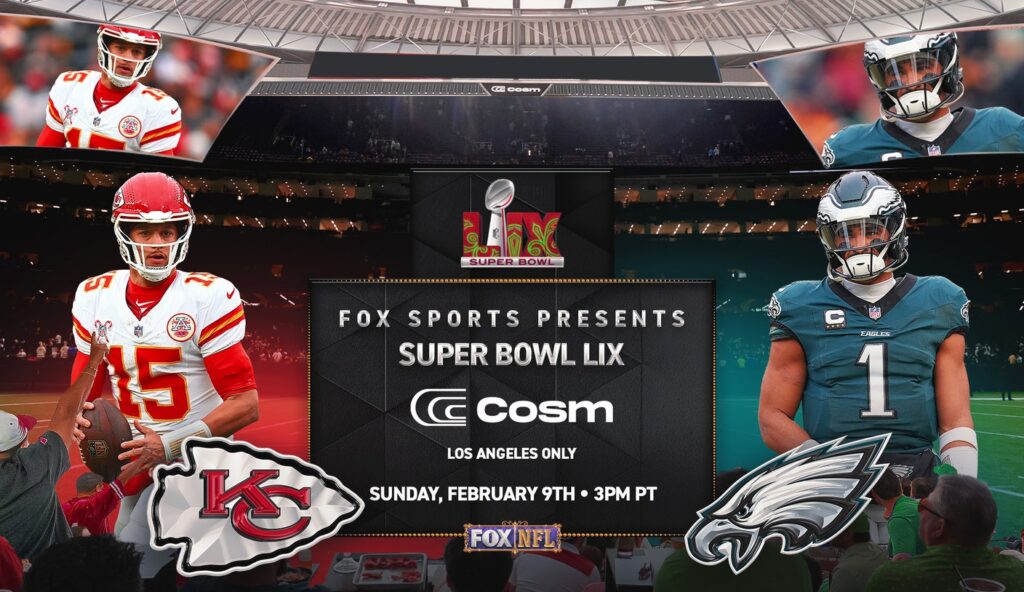 FOX Sports presents Super Bowl LIX at Cosm: Ticket details & information FOX Sports presents Super Bowl LIX at Cosm: Ticket details & information