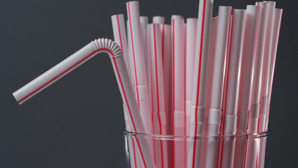 How do plastic straws impact the environment?