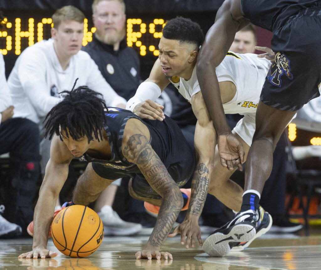 Ballard leads Wichita State to 84-79 OT win over No. 14 Memphis
