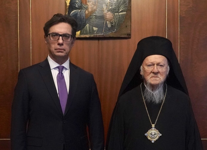 The former President of the Republic of North Macedonia visited the Ecumenical Patriarchate