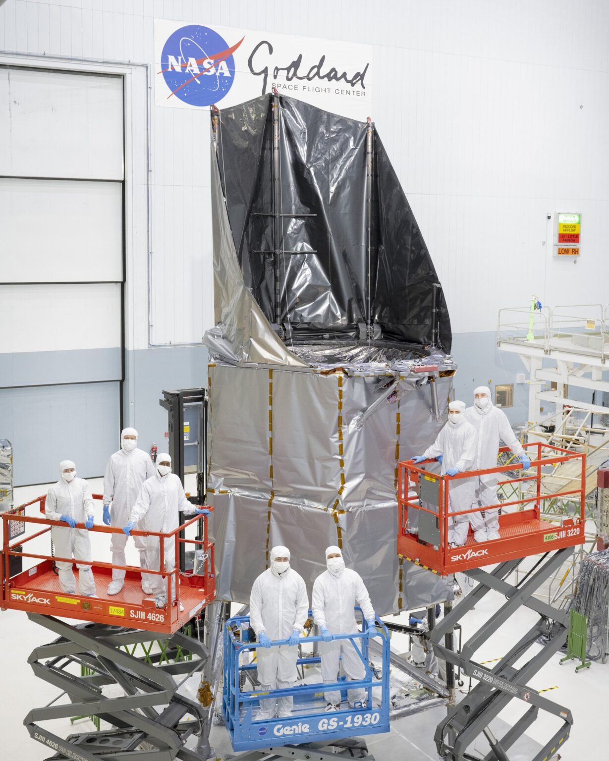 NASA successfully joins sunshade to Roman Observatory's 'exoskeleton'