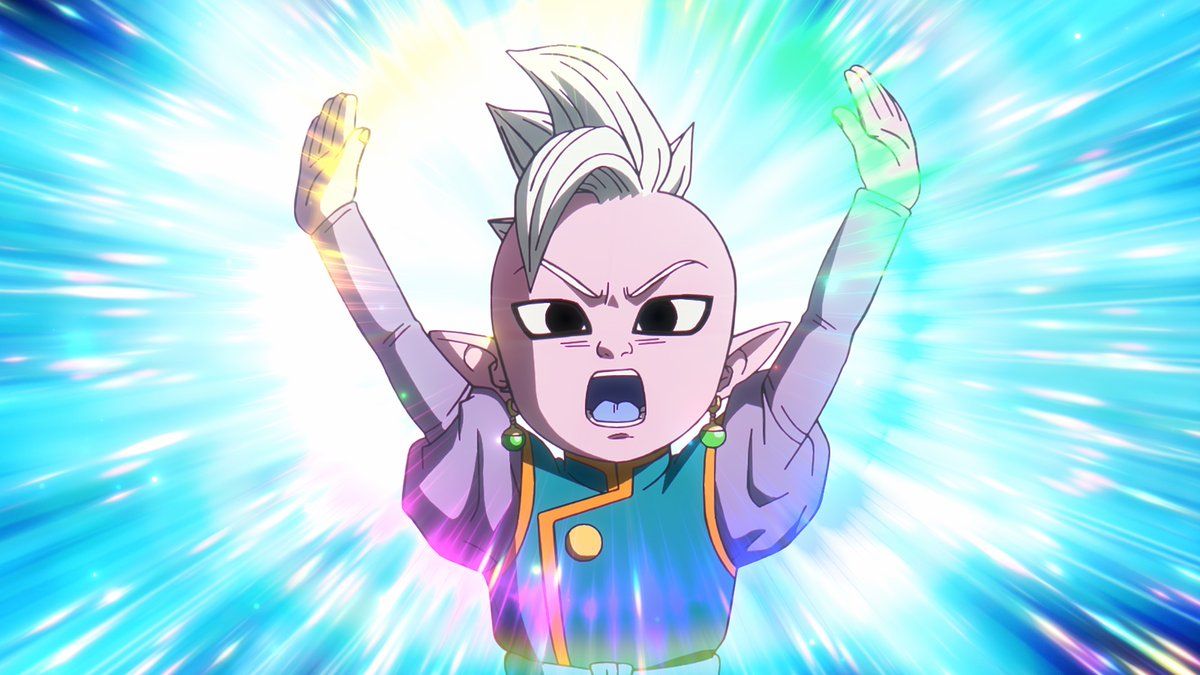 Dragon Ball DAIMA's Supreme Kai Shin (Mini) frees Panzy from her collar