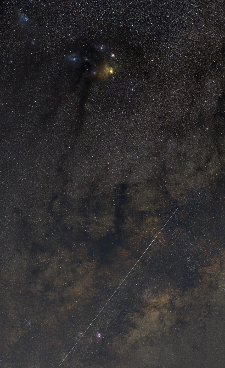 Hubble Space Telescope photobombed my milkyway picture. Hubble Space Telescope photobombed my milkyway picture.