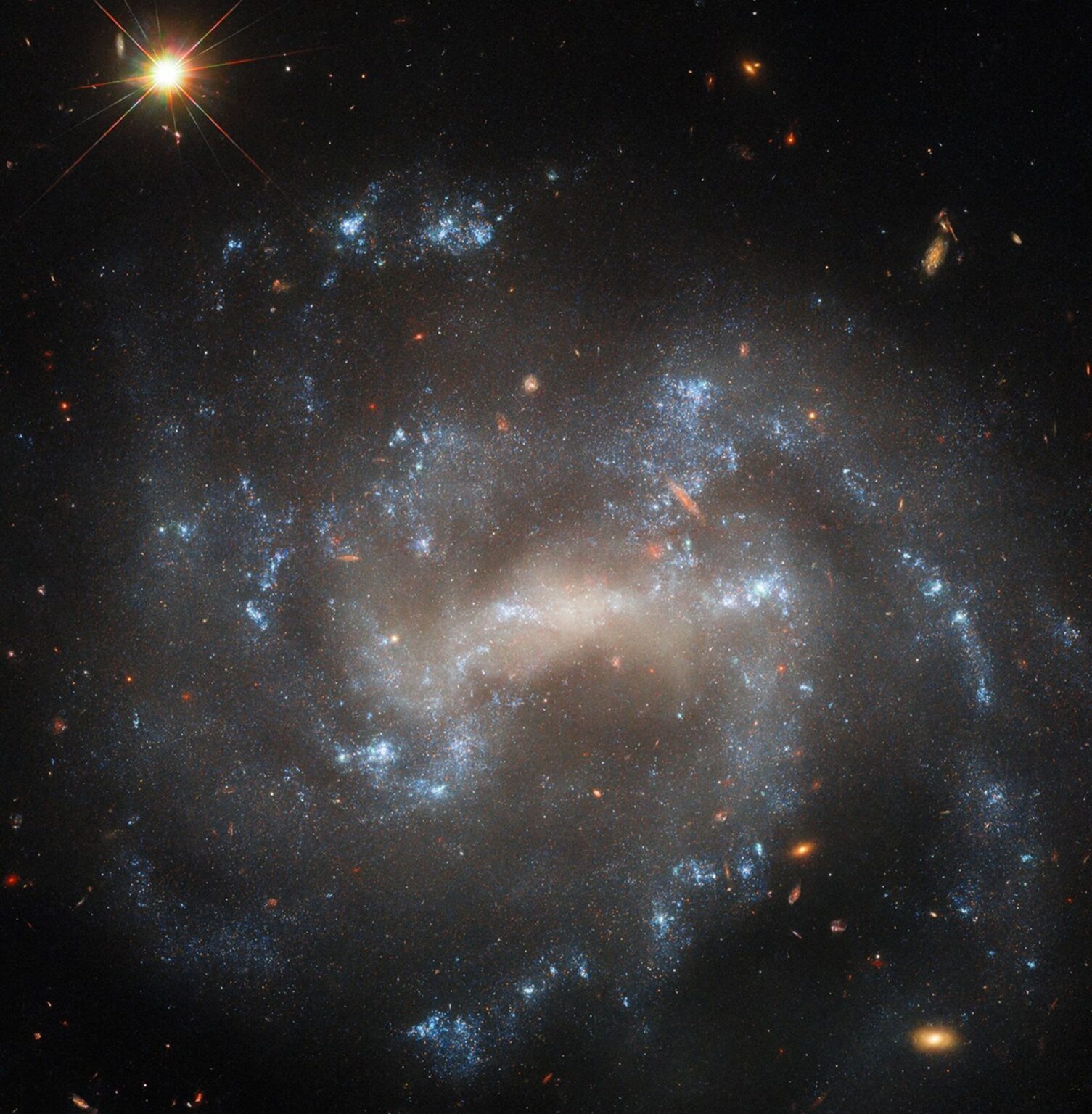 Hubble spies a spiral that may be hiding an imposter