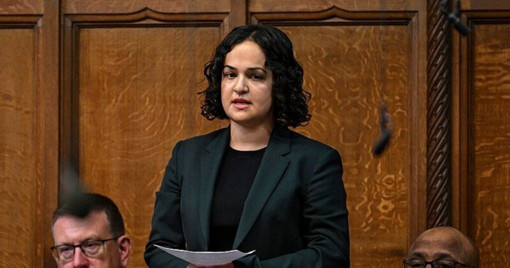 Photo of Nadia Whittome MP with ‘rapists welcome’ placard has been edited