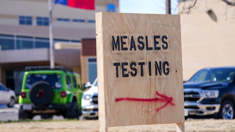 Hospitals in Texas are offering measles testing during the outbreak there.