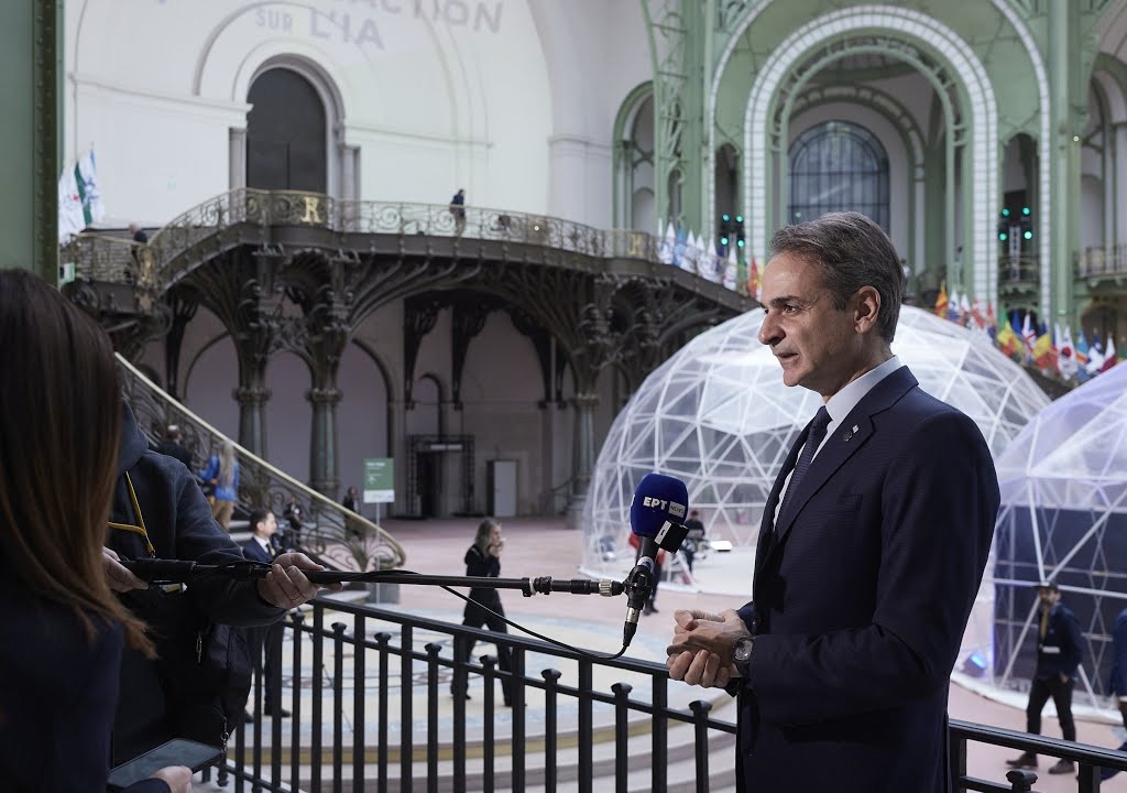 Paris AI Summit – Mitsotakis: Greece Shaping Advances in Field PM Mitsotakis at Paris AI Summit: Greece Shaping Developments in AI in Europe