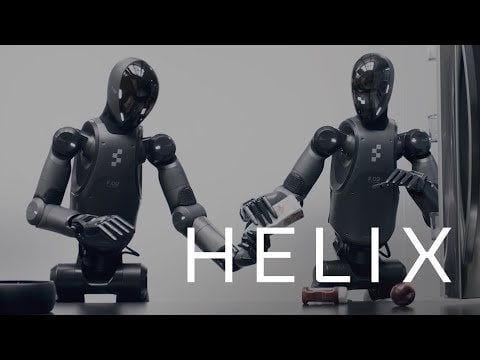 Helix's humanoid robot has been updated to perform generalized household tasks for which it has not been trained before.