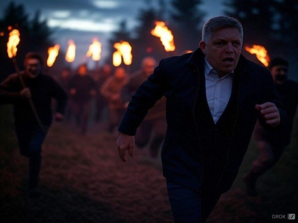 Oh, my God, they chased him! All people! Who to get to it. Freedies, laborers… Did all people drive him? Yes sir! With weapons… some even unborn. With sticks and sudges, forks and scythes. They chased him and sang! Oh it was the mood. In the end they loaded a nice par wound on his back!