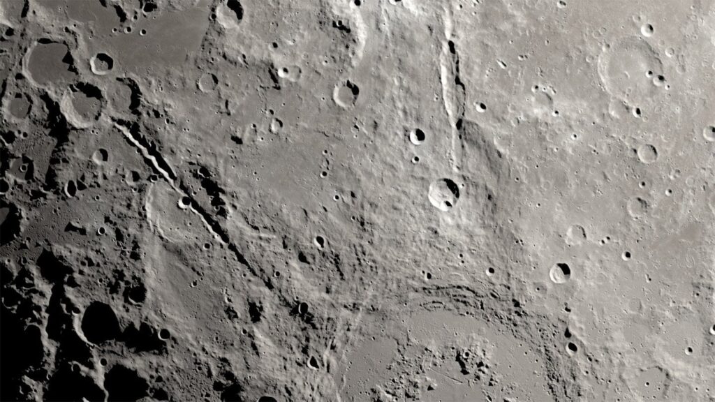The moon’s two grand canyons — formed 3.8 billion years ago — were carved out in less than 10 minutes by a hailstorm of rocks