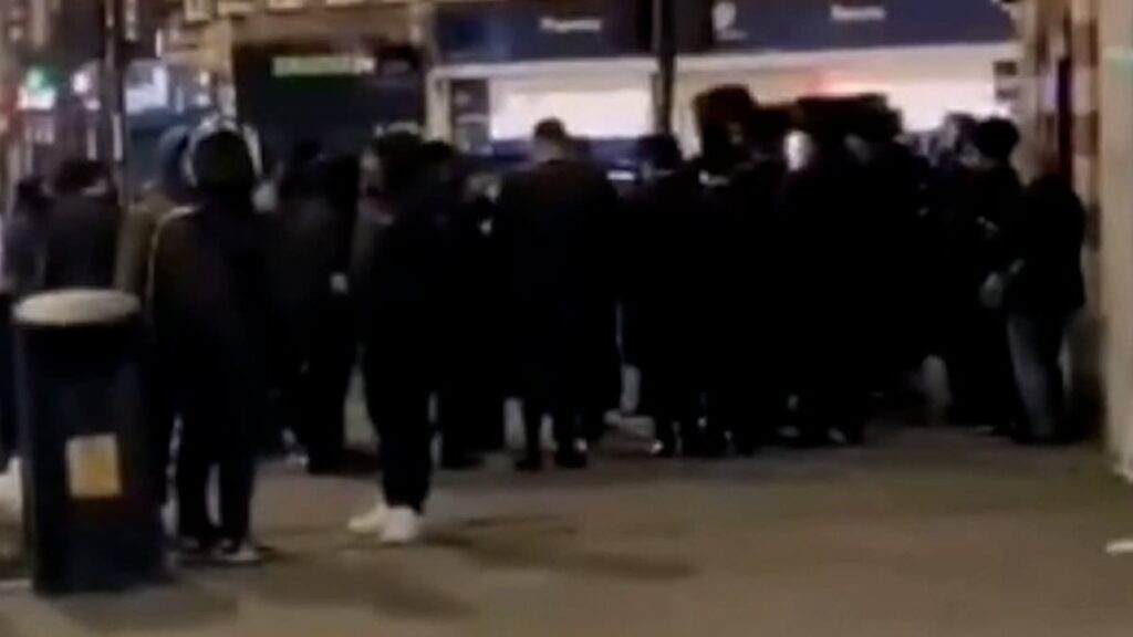 Moment customers surge around Barclays’ cash machines for ‘free money’ as IT chaos continues into third day Moment customers surge around Barclays' cash machines for 'free money' as IT chaos continues into third day