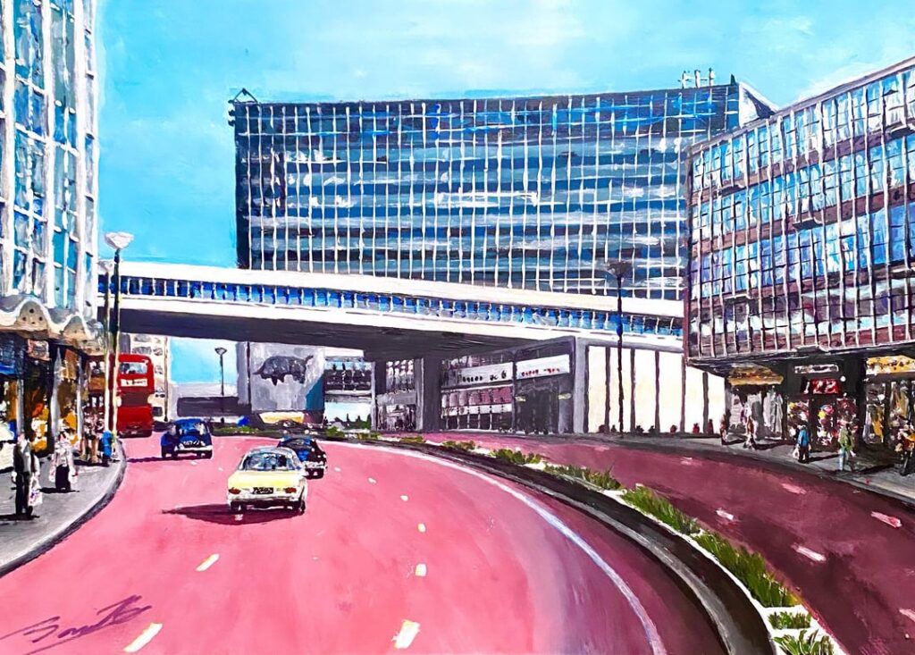 Here’s some paintings I’ve made of Birmingham