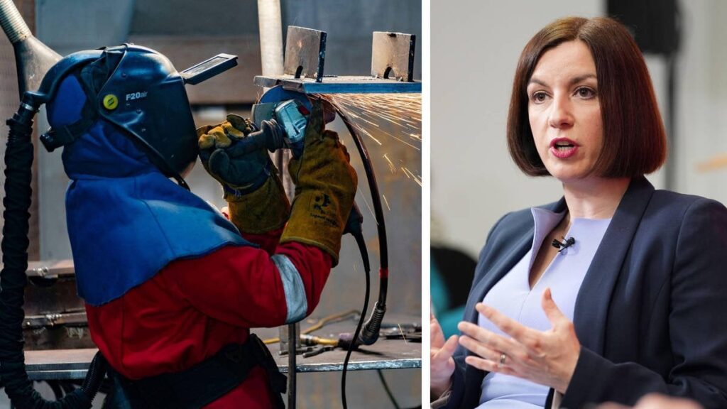 UK must become 'less dependent' on foreign workers by training more British apprentices, minister warns LBC