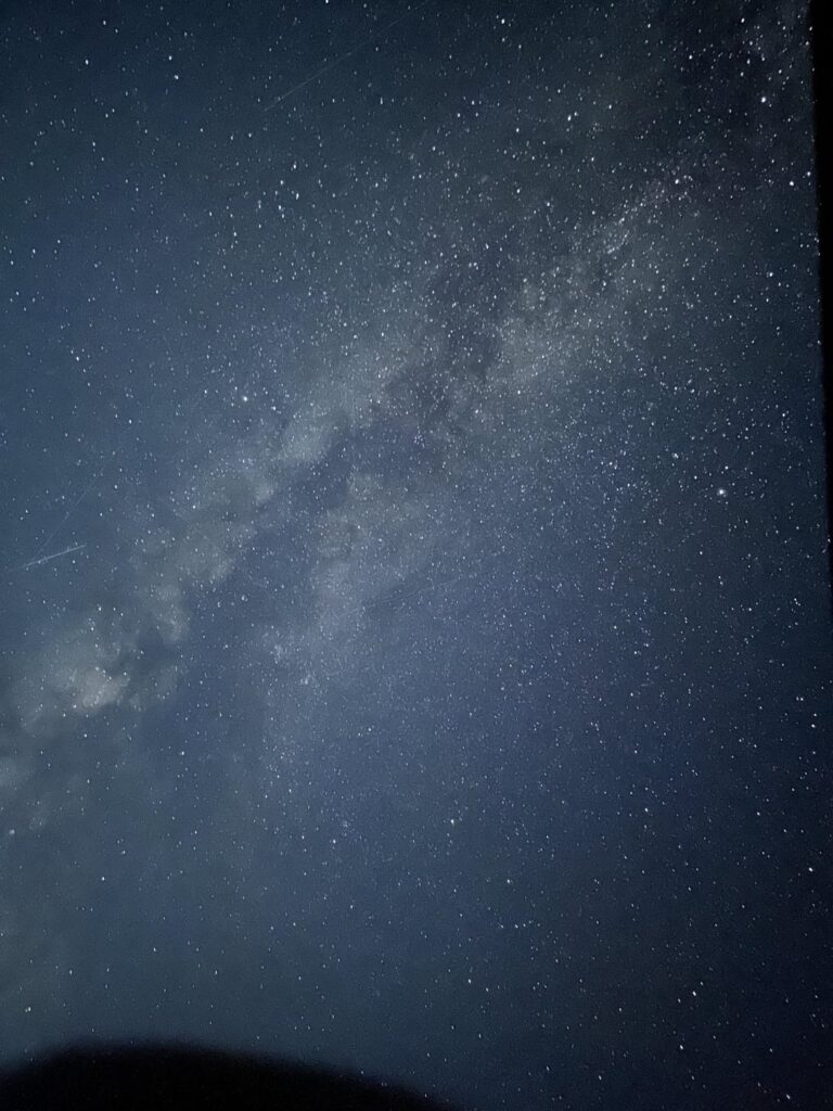 Milky Way and stars from the dark wilderness of West Cork, Ireland