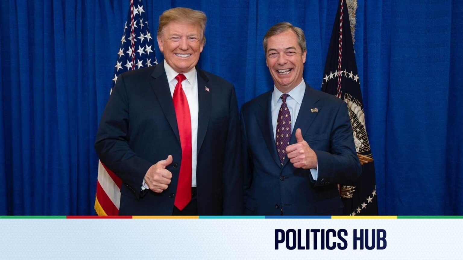 Politics latest: Farage backs Trump's call for Ukrainian election - and denies UK didn't hold one during WWII
