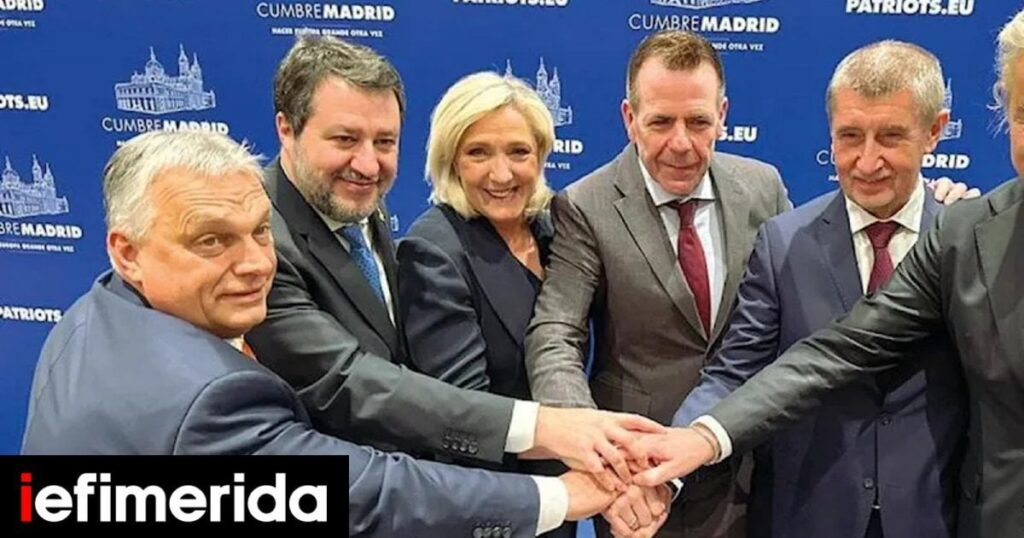 All the European far -right in Madrid, with Lepen, Orban - warm speech from Latinopoulou