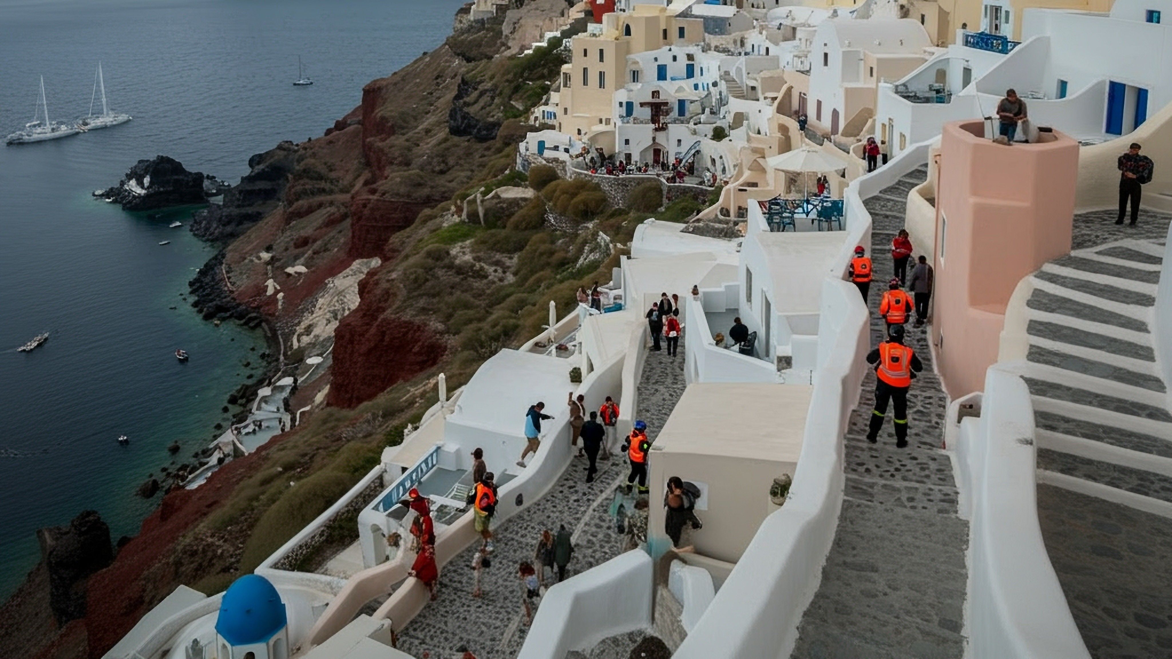 State of Emergency declared, Santorini Island, Greece