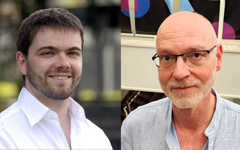 Headshots of Stefan Rutter and Stephan Boving