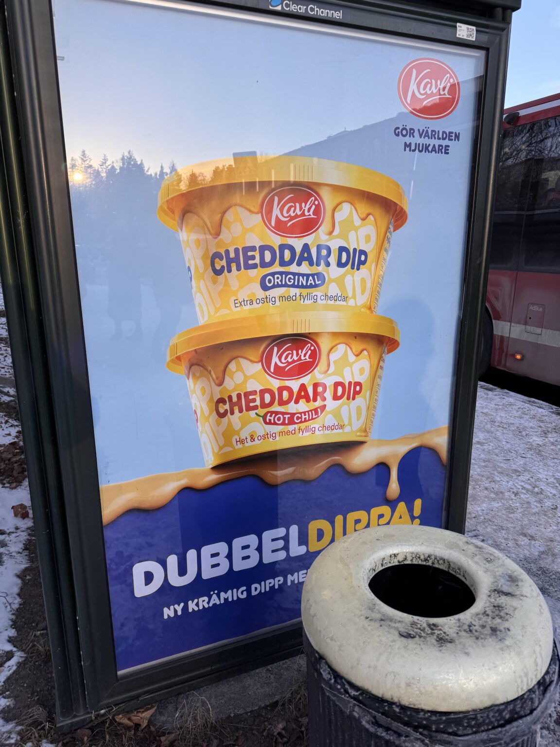 I'm near 40 but I have a 14 -year -old mind. I see this ad everywhere in Sweden and laugh.