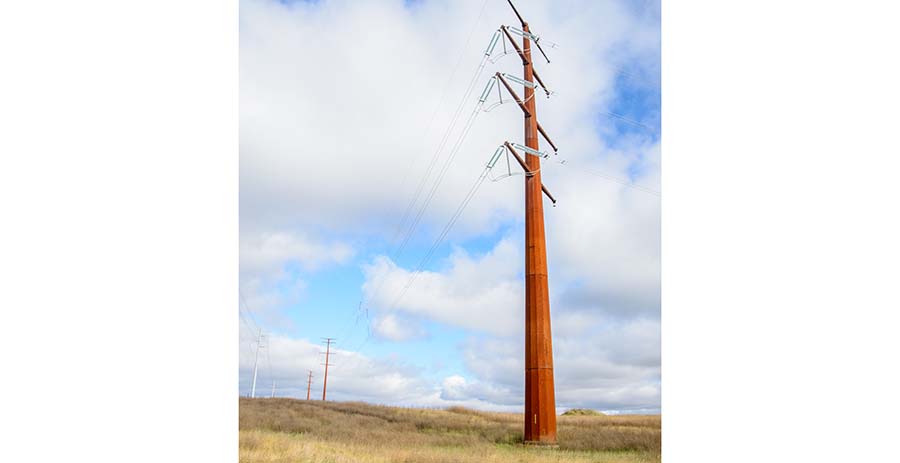 Great River Energy plans 765-kV transmission line project This photo shows a transmission line that is similar to the 765-kilovolt line that Great River Energy and other providers plan to build in Minnesota, South Dakota and Wisconsin