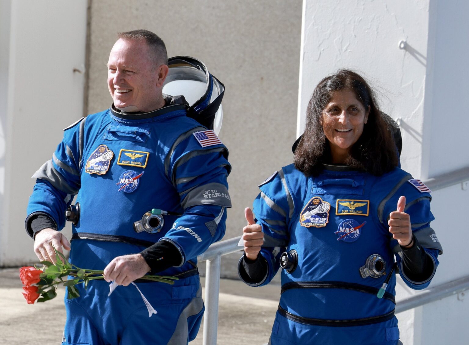 Astronauts give their own account- not abandoned by Biden administration