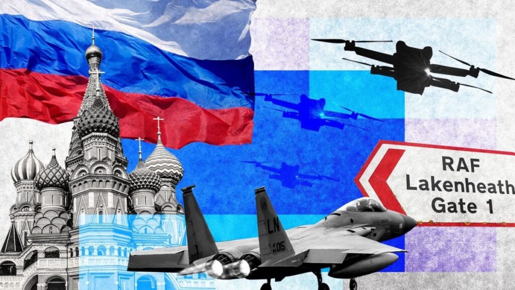 Suspected Russian links to drones over UK air bases revealed