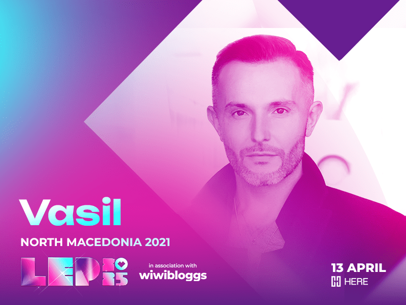 North Macedonia's 2021 entrant Vasil is a special guest at the London Eurovision Party 2025
