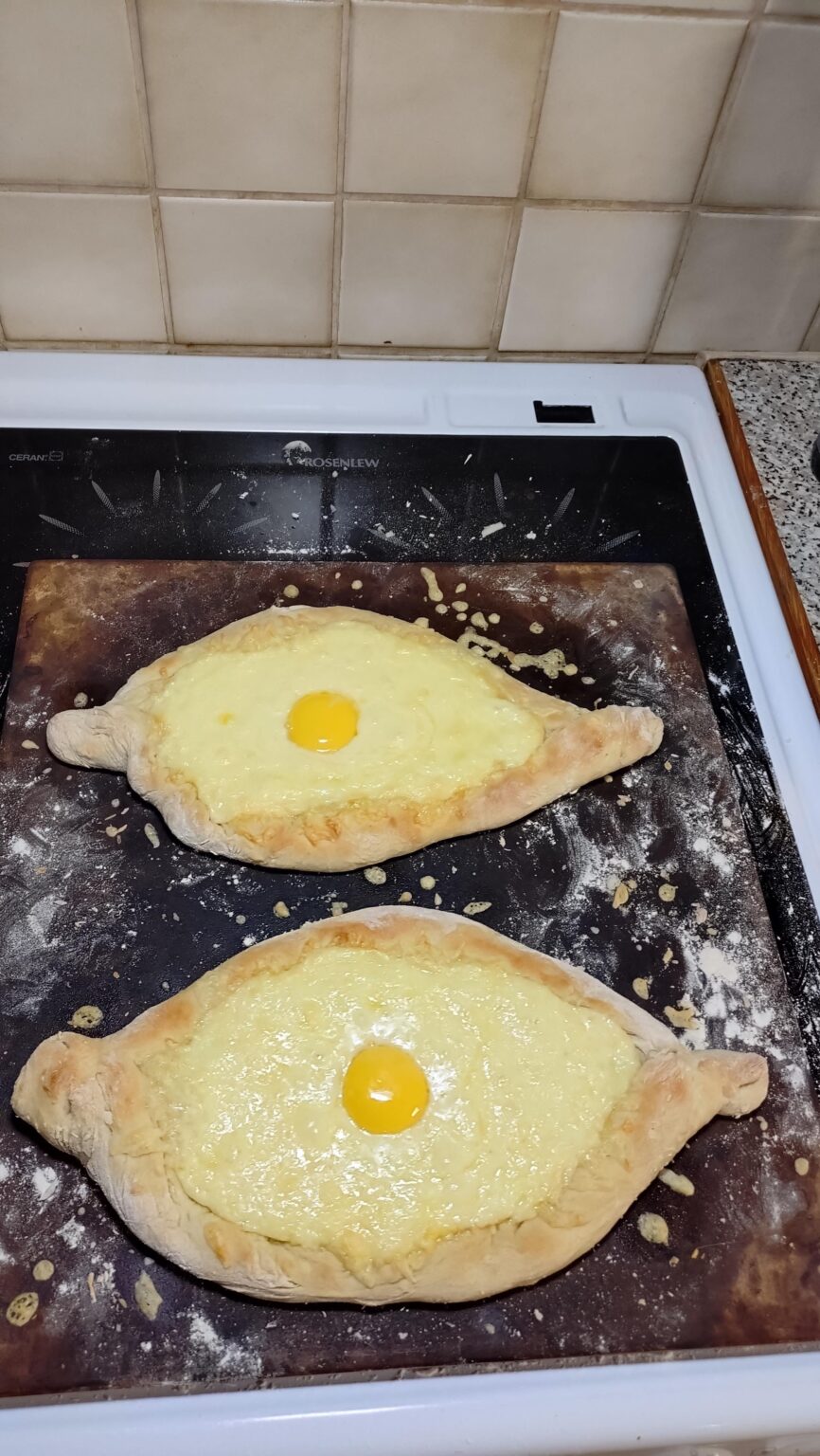 Greetings from Finland, made some khachapuri for khachapuri day.