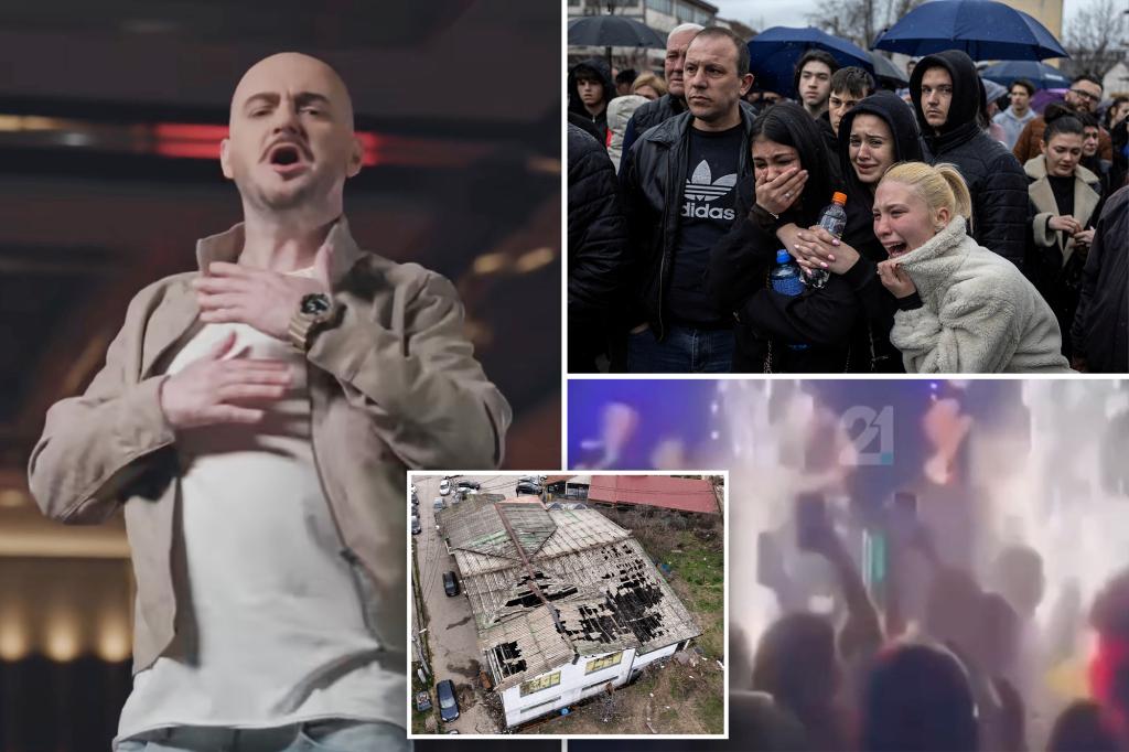 Popular singer dies running back into North Macedonia nightclub fire to rescue young fans Popular singer dies running back into North Macedonia nightclub fire to rescue young fans
