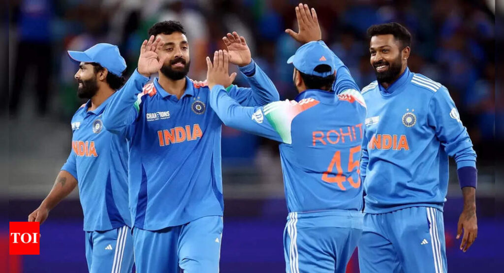 Champions Trophy: Shreyas Iyer, Varun Chakravarthy shine as India beat New Zealand to set up semifinal with Australia | Cricket News