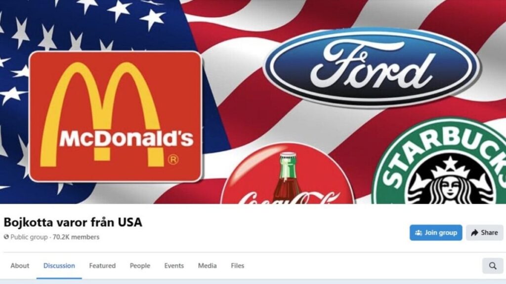 Sweden: Citizens start boycotting American products due to Donald Trump