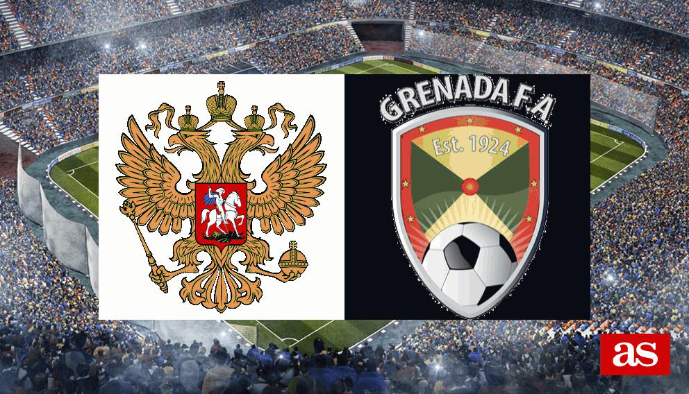 Russian Federation 5-0 Granada: results, summary and goals