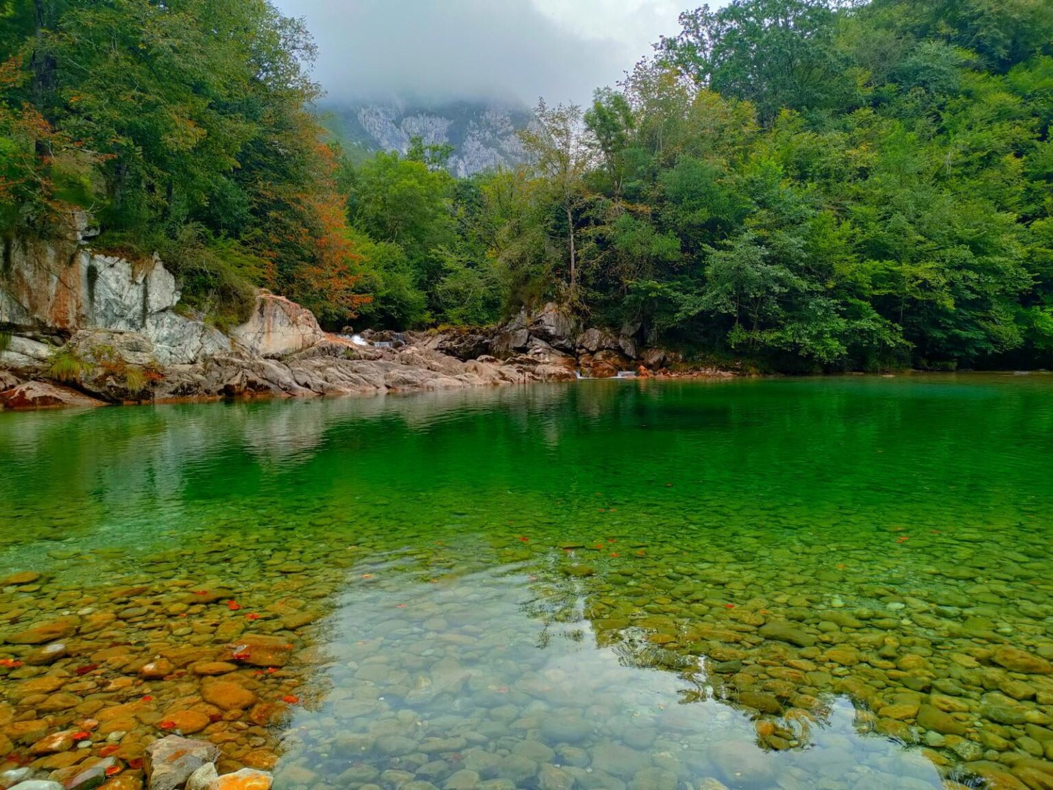 The San Vicente pot, near Cangas de Onís (Asturias)