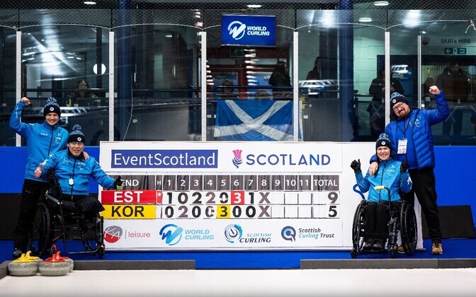 Estonian wheelchair curling duo win historic medal in Scotland to reach Paralympics | News Estonian wheelchair curling duo win historic medal in Scotland to reach Paralympics | News