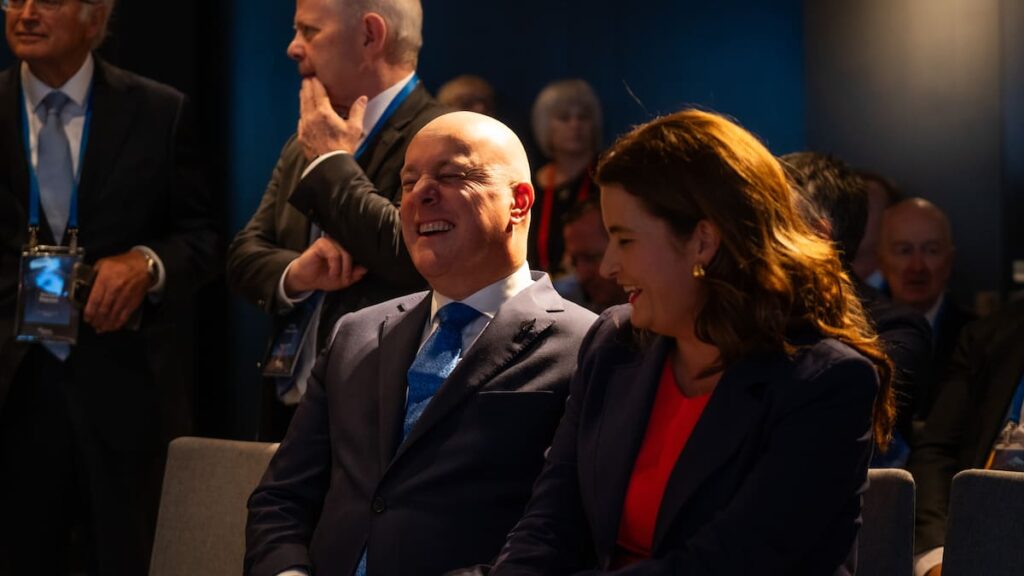 PM Christopher Luxon finds his happy place, courting investment to New Zealand