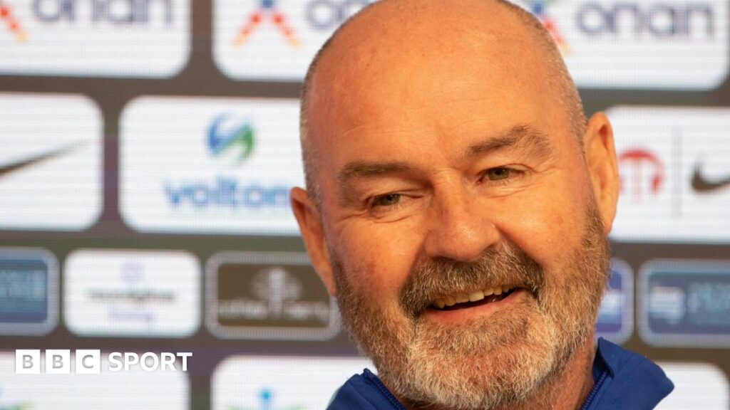 Scotland Head Coach Steve Clarke during a Scotland Men's National Team press conference at Stadio Georgios Karaiskakis
