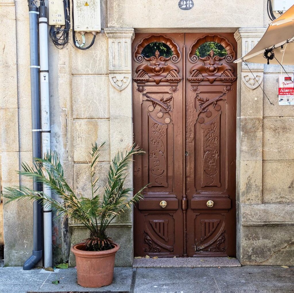 Gorgeous Wooden Door Spotted in Vigo