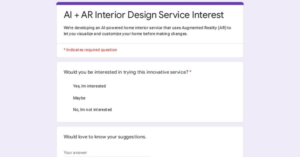 Could AI + AR Revolutionize Home Design? Seeking Feedback