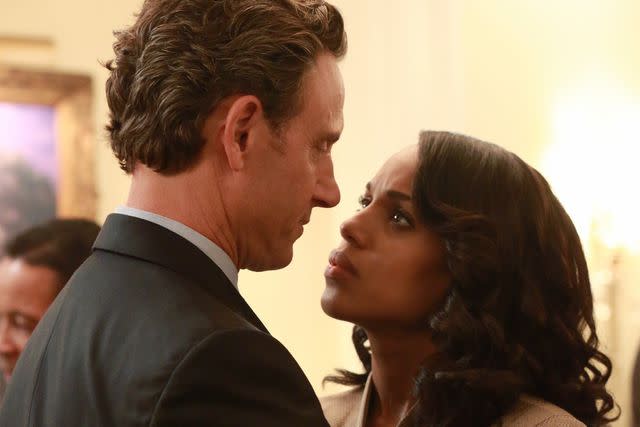 Ron Tom/Disney General Entertainment Content via Getty Tony Goldwyn and Kerry Washington on 'Scandal'