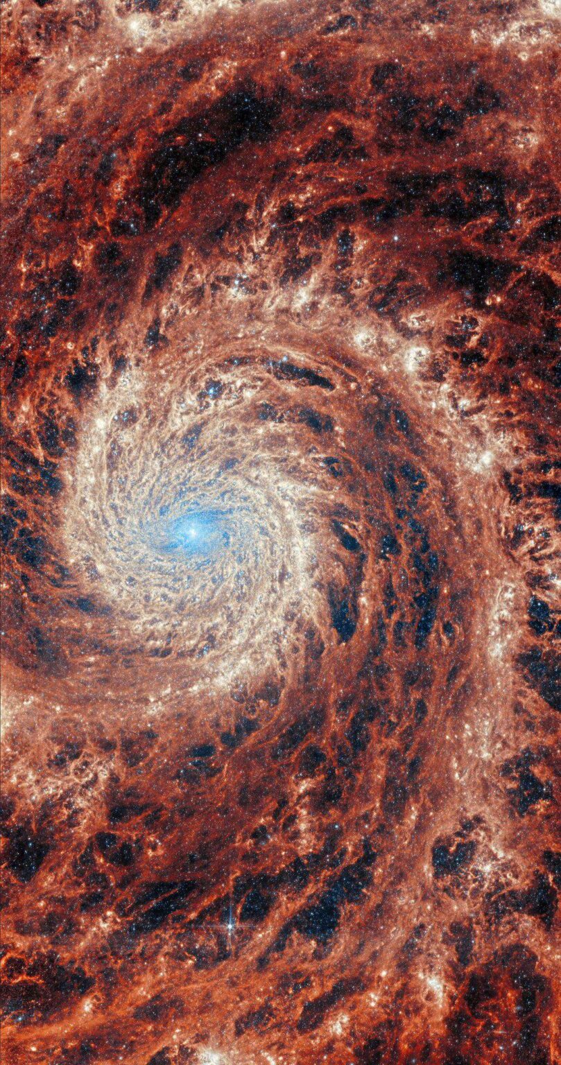 James Webb's stunning view of M51 galaxy!