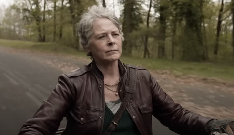 carol on a motorcycle