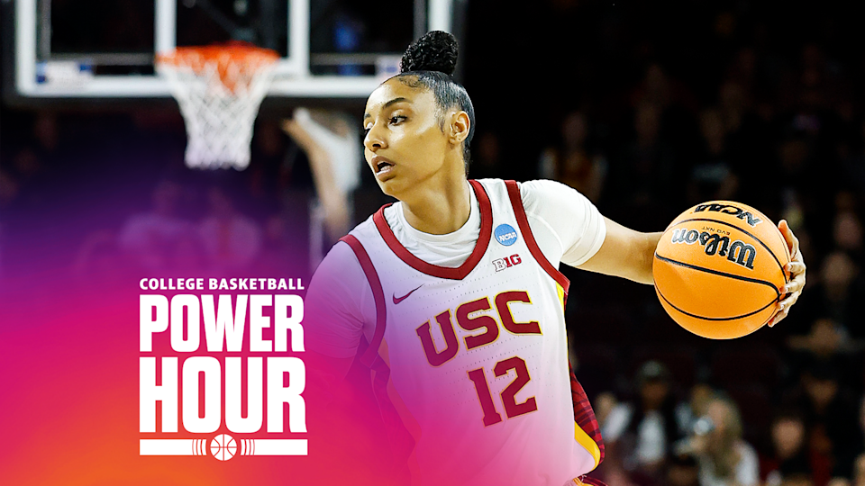  JuJu Watkins #12 of the USC Trojans in the first half during the first round of the NCAA Women's Basketball Tournament. (Photo by Ronald Martinez/Getty Images)