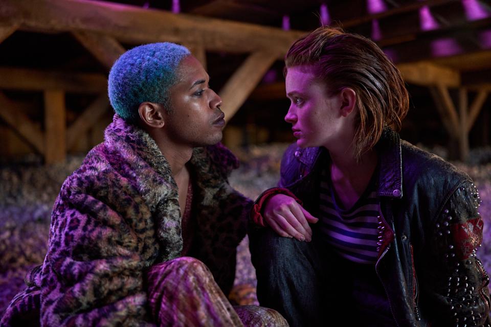 Kelvin Harrison Jr. and Sadie Sink in "O'Dessa"