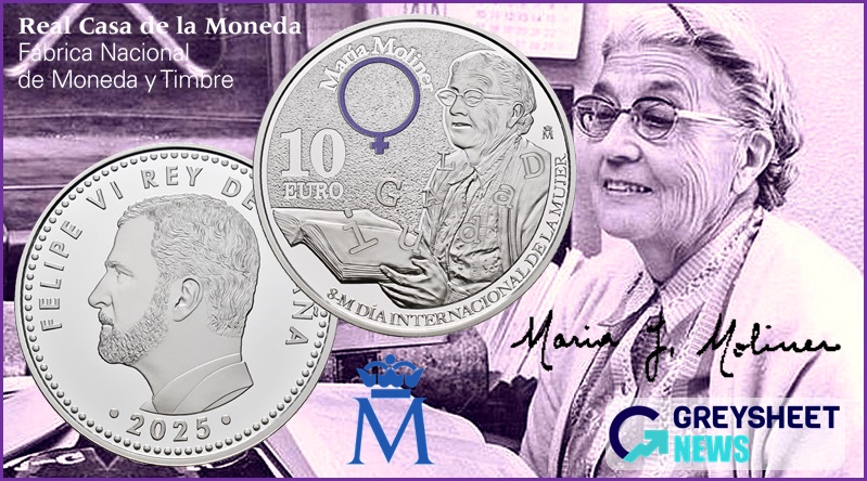 Spain. New Silver Proof Coins Remember Distinguished Academic and Lexicographer enlarged image for Spain. New Silver Proof Coins Remember Distinguished Academic and Lexicographer